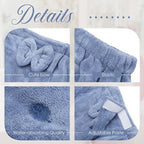 Xtinmee 2 Sets Plus Size Womens Wrap Towel - Image 3