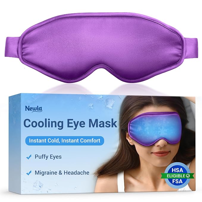 Cooling Eye Mask for Puffy Eyes: Fsa Eligible Items Hsa, Ice Eye Pack for by NEWLA