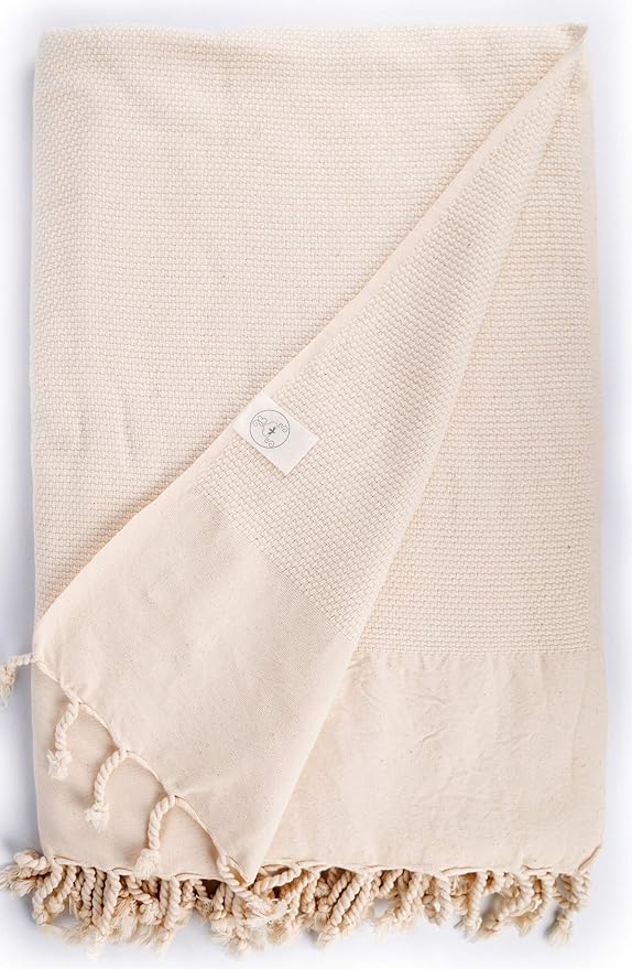 Bersuse 100% Cotton Ventura XL Throw Blanket by Bersuse
