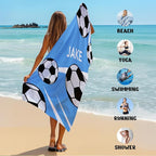 Personalized Beach Towel With Name, Custom Beach Towel with Text, Customized - Image 6