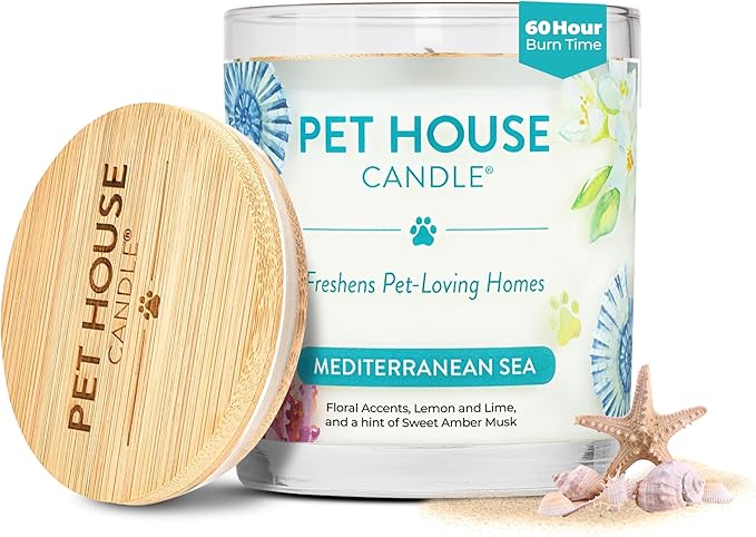 Pet House Scented Candles, 100% Plant-Based, Long Lasting Candle by OneFurAll
