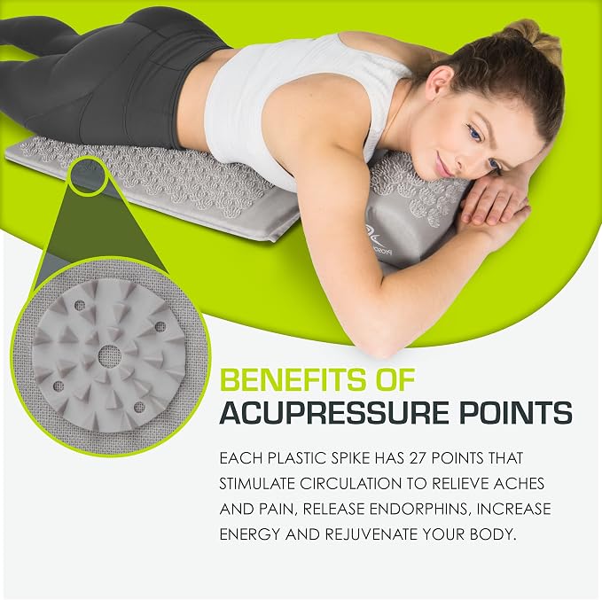 ProsourceFit Acupressure Mat and Pillow Set - Image 3