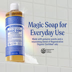 Dr. Bronner's Magic Soap-Pure-Castile Liquid Soap-Regenerative Organic - Image 2