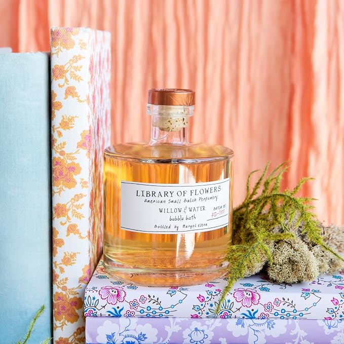 Library of Flowers Willow & Water Bubble Bath, Cut Greens, Flowering Lotus & - Image 5