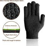 MIG4U Shower Exfoliating Scrub Gloves, Bathing Gloves Body Wash Dead Skin - Image 2