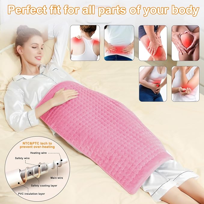 Deepsoon Heating Pad, Electric Heating Pads - Image 2