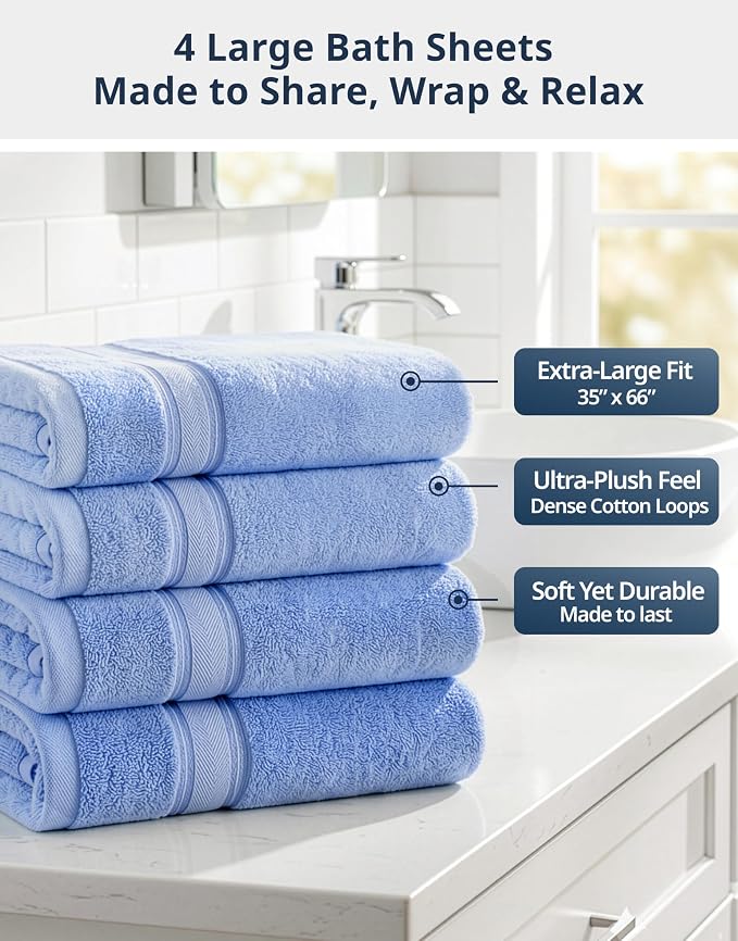 LANE LINEN Bath Sheet - Image 4