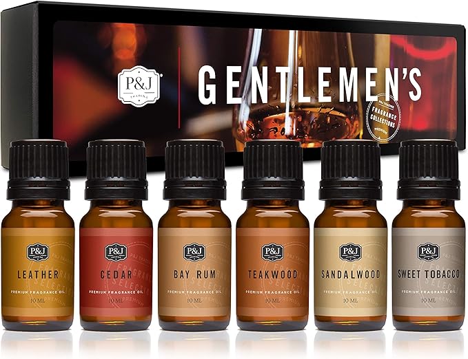 P&J Trading Fragrance Oils for Diffusers for Home Gentlemen's Set Fragrance by PJTrading