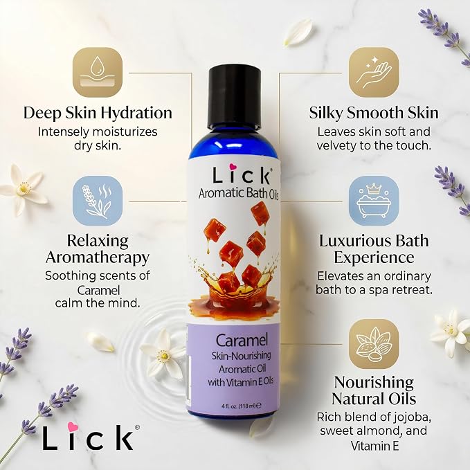 Lick Caramel Aromatic Bath Oil - Image 2