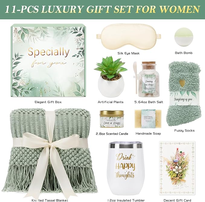 Self Care Gifts Spa Gifts for Women, Birthday Gifts Get Well Soon Gifts for - Image 2