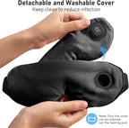 LitBear Heated Eye Mask, Silk Cordless Warm Eye Compress - Image 8