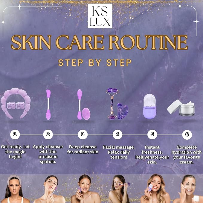 Skincare tools set, facial accessories - Image 5