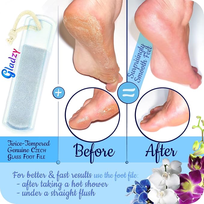 Genuine Czech Glass Foot File - Image 4