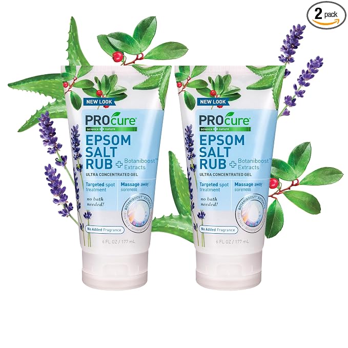 PROcure Epsom Salt Rub Gel – Concentrated Muscle Relief by PROcure