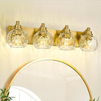 Bathroom Light Fixtures Over Mirror, 4-Light Modern Sconces Wall Lighting - Image 5