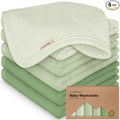 6-Pack Baby Washcloths – Soft Absorbent Viscose from Bamboo Washcloths by KeaBabies