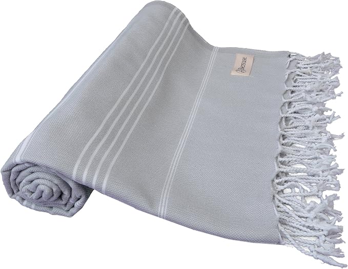 Bersuse Towels Anatolia XL Beach Blanket Throw Blanket Turkish Towel 100% - Image 9