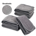 Whaline Spa Facial Headband Head Wrap Terry Cloth Headband 4 Counts Stretch - Image 4