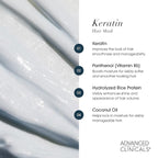 Advanced Clinicals Keratin Hair Mask Treatment, 12 Fl Oz, - Image 4
