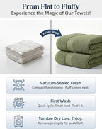 LANE LINEN Luxury Cotton Bath Towel Pack of 16 - Image 3
