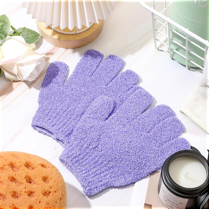 Ramede 30 Pair Exfoliating Glove Double Sided Exfoliating Bath Gloves Pack - Image 5