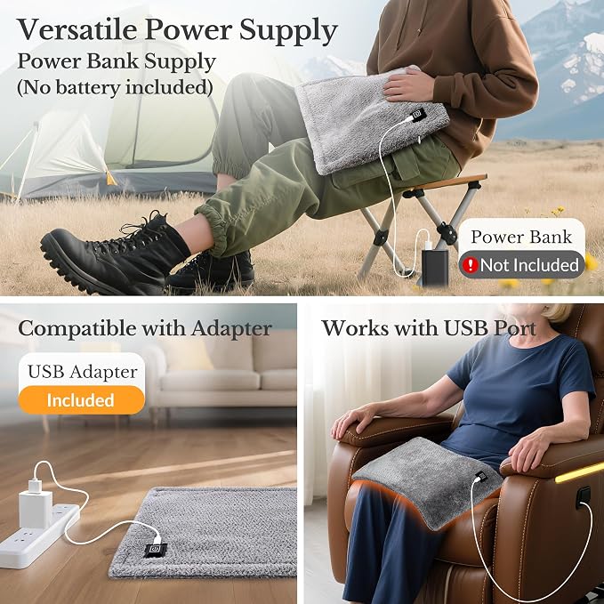USB Heating Pad, 5V 3A Fast Heating - Image 4