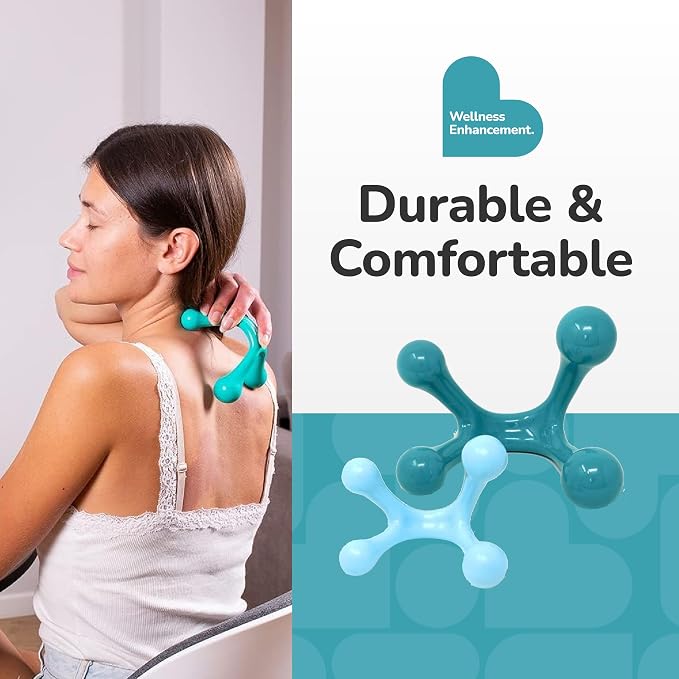 BioSwiss 2-Pack Handheld Full Body Massager, 4-Leg Pressure Point Tool - Image 5