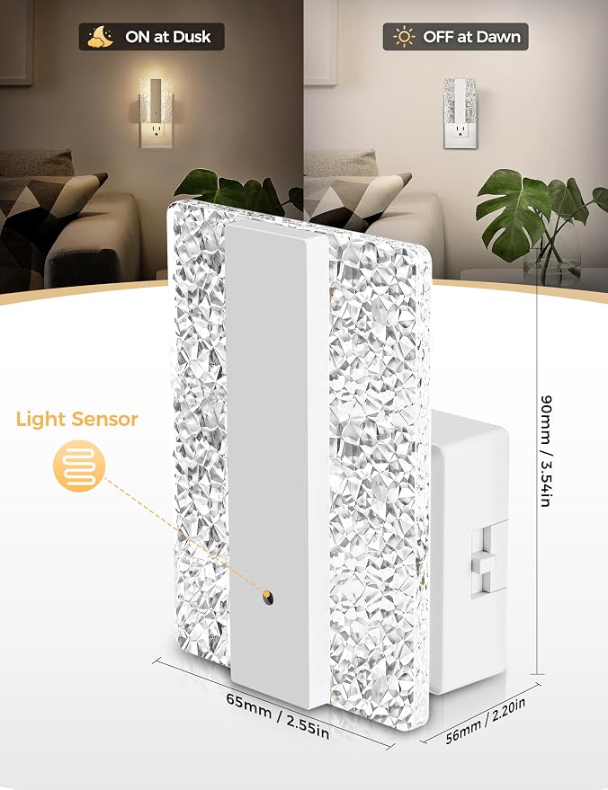 DORESshop LED Night Lights Plug Into Wall, Mordern Night Light - Image 5
