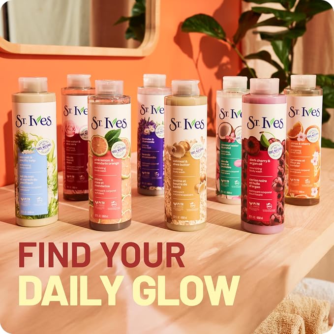 St. Ives Body Wash Pink Lemon and Mandarin Orange 22 Ounce - Image 10