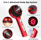 Electric Scalp Massager, 5 in 1 Refillable Oil Reservoir and Mist 3 Step At - Image 3