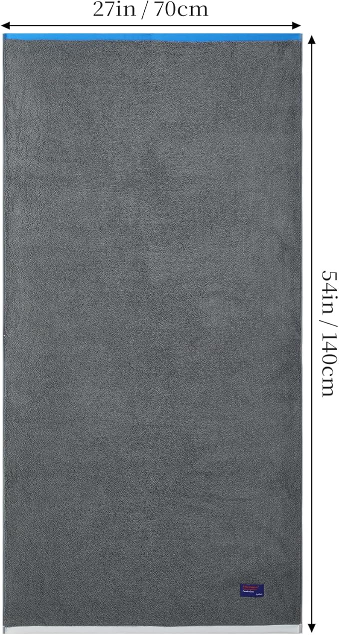 REDKISS 100% Cotton 2 Pack Luxury Bath Towels 27 x 54 Inches, Oversized Bath - Image 3