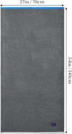 REDKISS 100% Cotton 2 Pack Luxury Bath Towels 27 x 54 Inches, Oversized Bath - Image 3