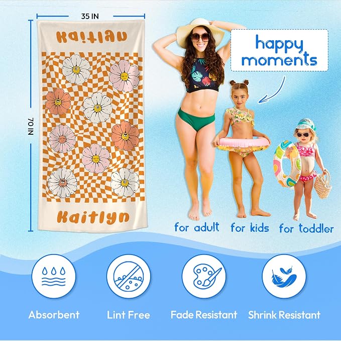 JML Personalized Beach Towel - Image 3