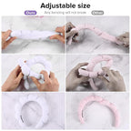 Ztomine Spa Headbands, Puffy Makeup Headbands - Image 4