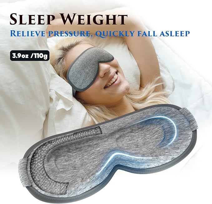 Weighted Eye Mask Cover for Sleeping - Image 3
