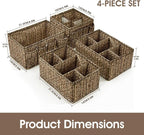 VERONLY Cosmetic Storage Bins Makeup Organizer, Adjustable Multifunction - Image 3