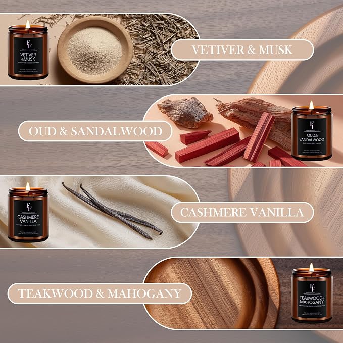 Scented Candles Set, Soy Wax Candles 8 Pack 56 Oz Aromatherapy Candles Gift Set - Image 6