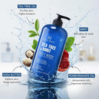 Botanic Hearth Tea Tree & Mint Body Wash - Image 2