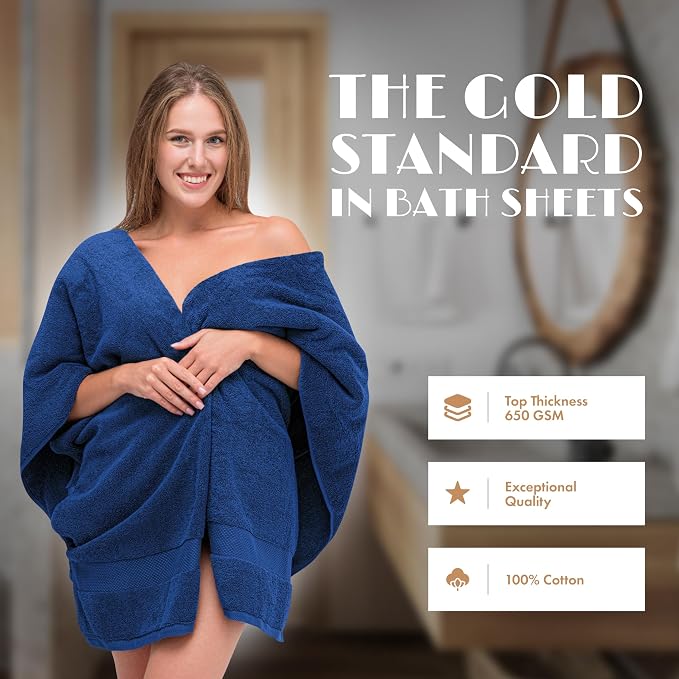 Luxury Soft Bath Sheet Towels Set - Image 2