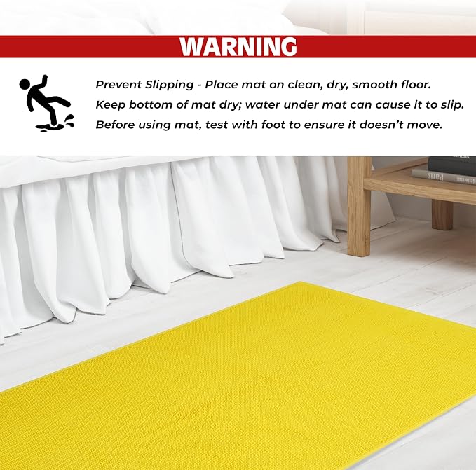 Cotton Paradise 100% Cotton Non Slip Bath Mats - Image 6