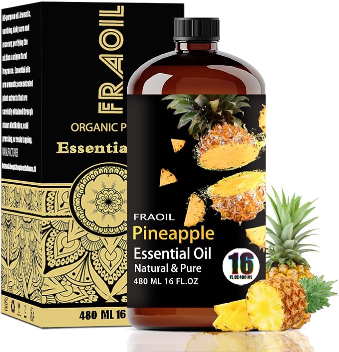 Pineapple Essential Oil, Pineapple Oil 16 Fl Oz 480ML by FRAOILESSENTIALOIL