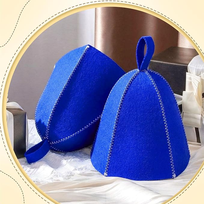 JaGely Sauna Hat for Men Women Sauna Hat Vaporarium Cap Russian Banya Cap for - Image 4