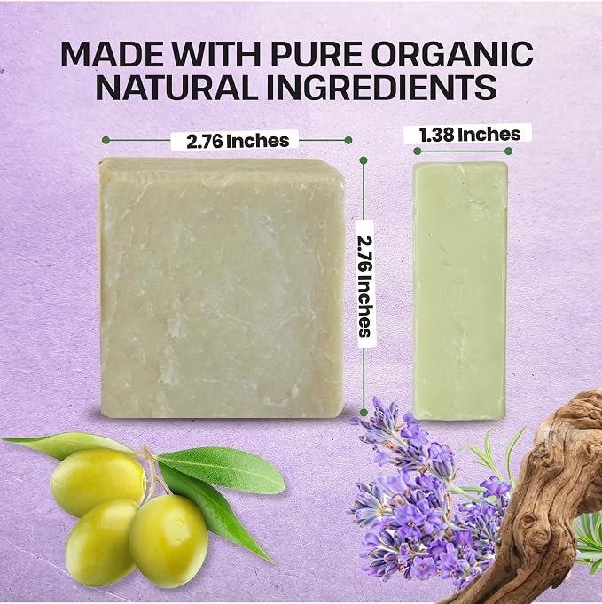 Dr.Ancient Lavender Soap Bar, Organic Soap Bars Handcrafted the Traditional Way - Image 8