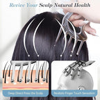 Metal Gua Sha Facial Tools, Portable Scalp Massage Tool, 5 in 1 Massage Comb - Image 5