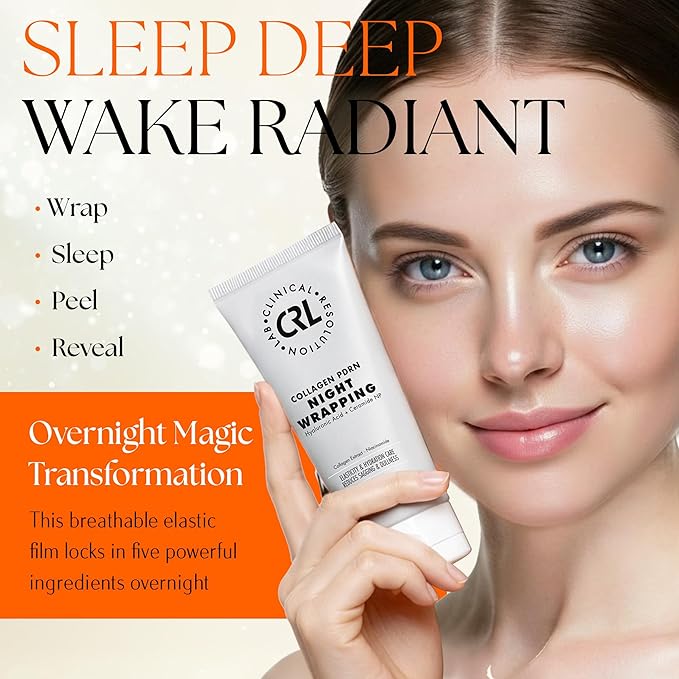 Clinical Resolution PDRN Collagen Night Wrapping Mask, All-In-One Nourish - Image 3