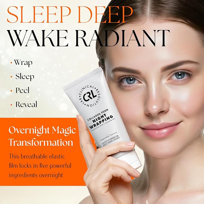 Clinical Resolution PDRN Collagen Night Wrapping Mask, All-In-One Nourish - Image 3