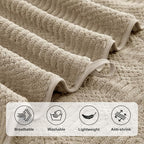 Ycosy 4 Pack Extra Large Microfiber Bath Towels Set, 35x70 inches, Less Lint - Image 9
