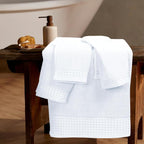 GLAMBURG Ultra Soft 3 Pack Cotton Towel Set, Contains a Bath Towel 28x55 inch - Image 3