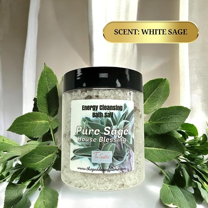 Pure Sage Bath Salts – Dead Sea Salt Bath Soak - Image 7