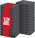 Pearl Linens Pack of 24 100% Cotton Hand Towels, Salon Towels - Image 5